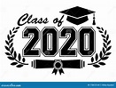 2020 graduate class logo stock vector. Illustration of ceremony - 178612144