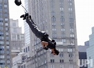 Photo: David Blaine Performs his "Dive of Death" stunt in New York ...