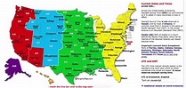 Time Zones Usa Map States – Zip Code Map
