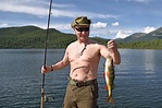 Bare-chested Vladimir Putin poses for macho holiday snaps while on ...