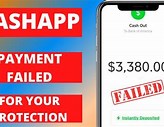 Cash App failed for my protection error