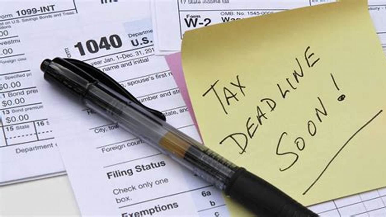 (Applies Only To Tax Cases Handled By Advisors) Tax Return Deadline For 2022 Tax Year, 2024