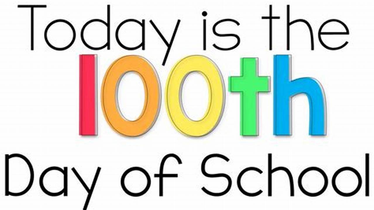 100th Day Of School 2024 Images