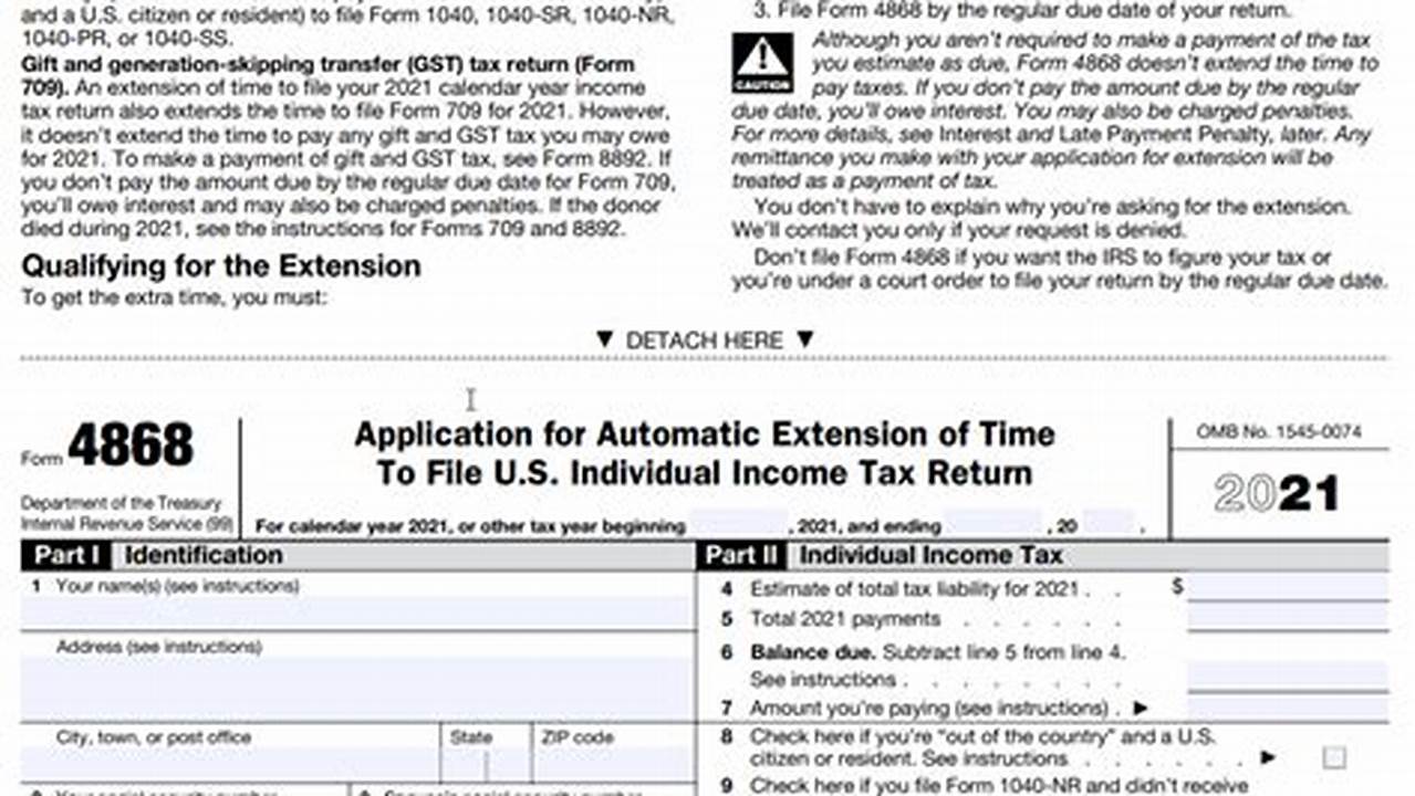 1040 Extension Form 2024