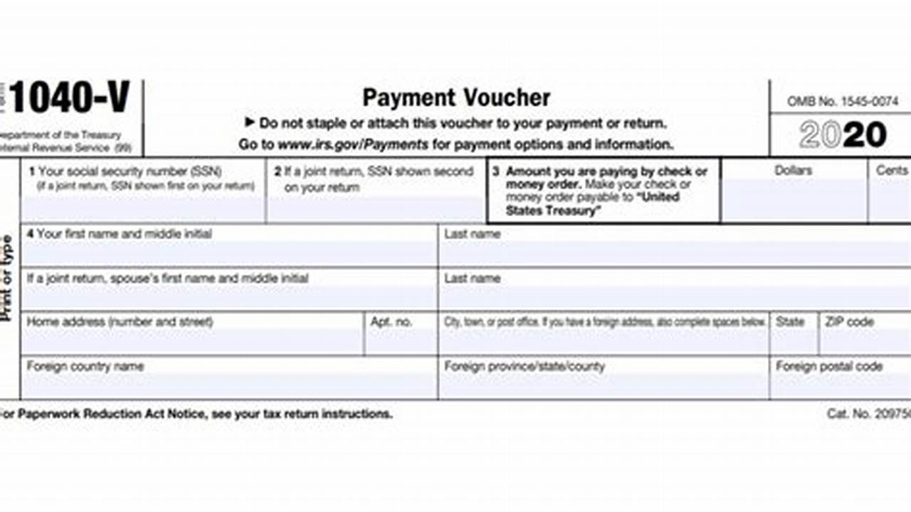 1040v Form 2024