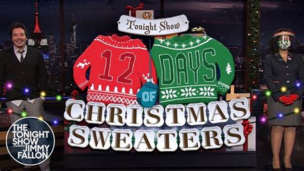 12 Days Of Christmas Sweaters 2024