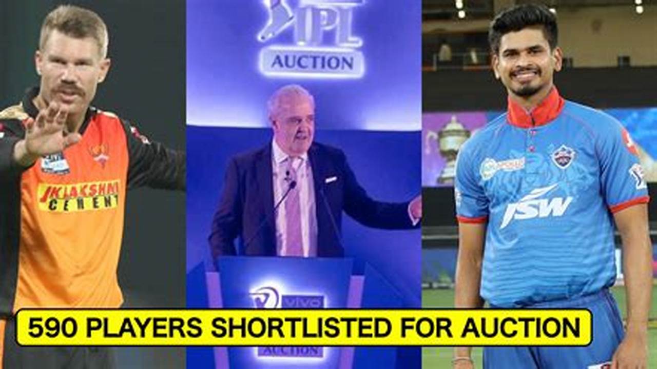 13 Players Are In The Auction List With A Base Price Of Inr 1.5 Crore., 2024