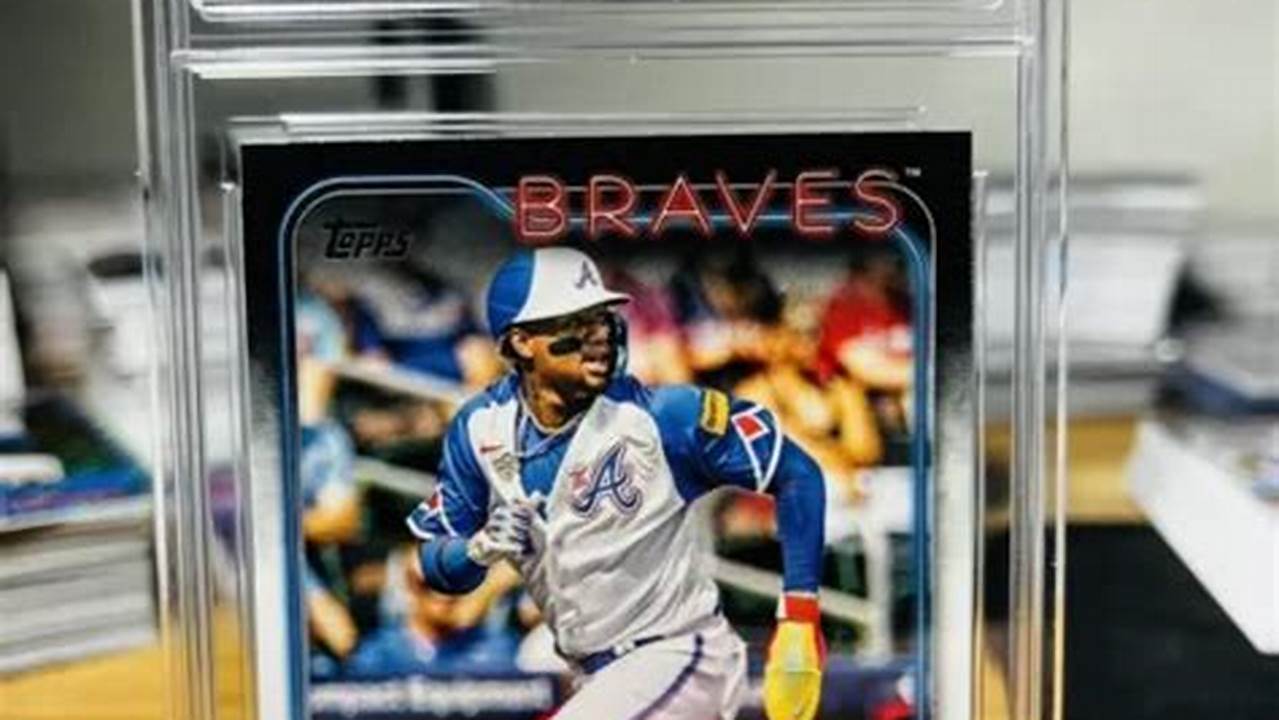 14 Behind Cover Athlete Ronald Acuna Jr., 2024 Topps Series 1 Baseball Features One Of Its More Unique Designs In Recent Years., 2024