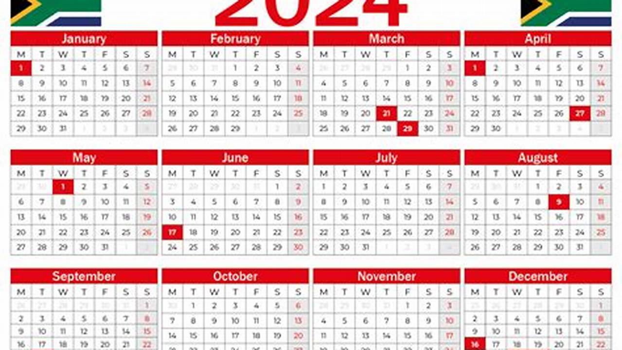 17 Rows South Africa Public Holidays 2024., 2024