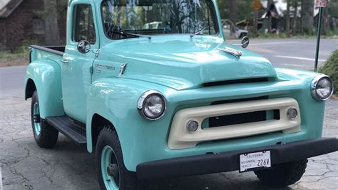 Unveiling the Legacy: Discoveries Await in the History of the 1956 International Pickup Truck
