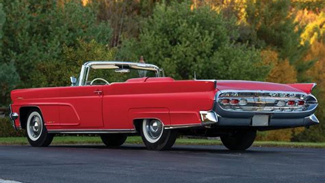 Unveil the Secrets of the 1959 Lincoln Convertible: Timeless Elegance and Driving Delight