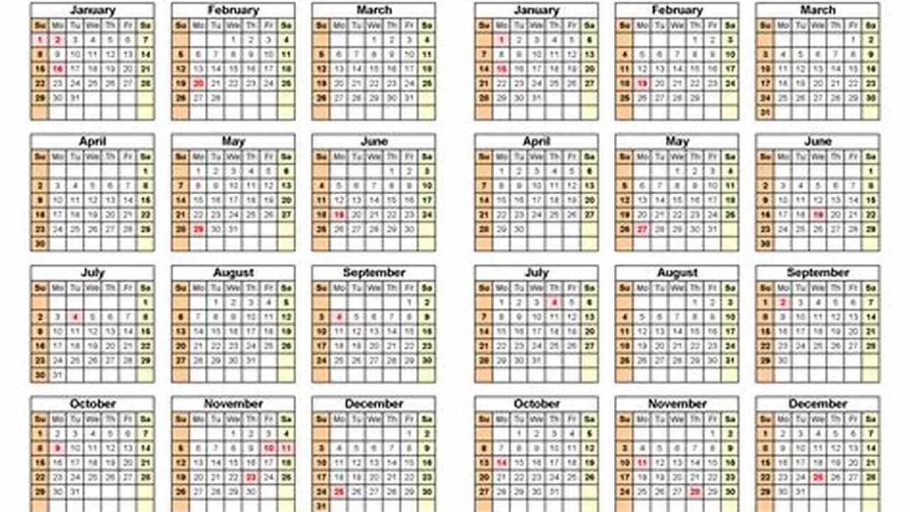 2023-2024 Printable Calendar One Page 2021