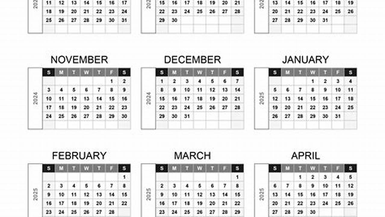 2024 2025 Calendars Printable Freejobalert