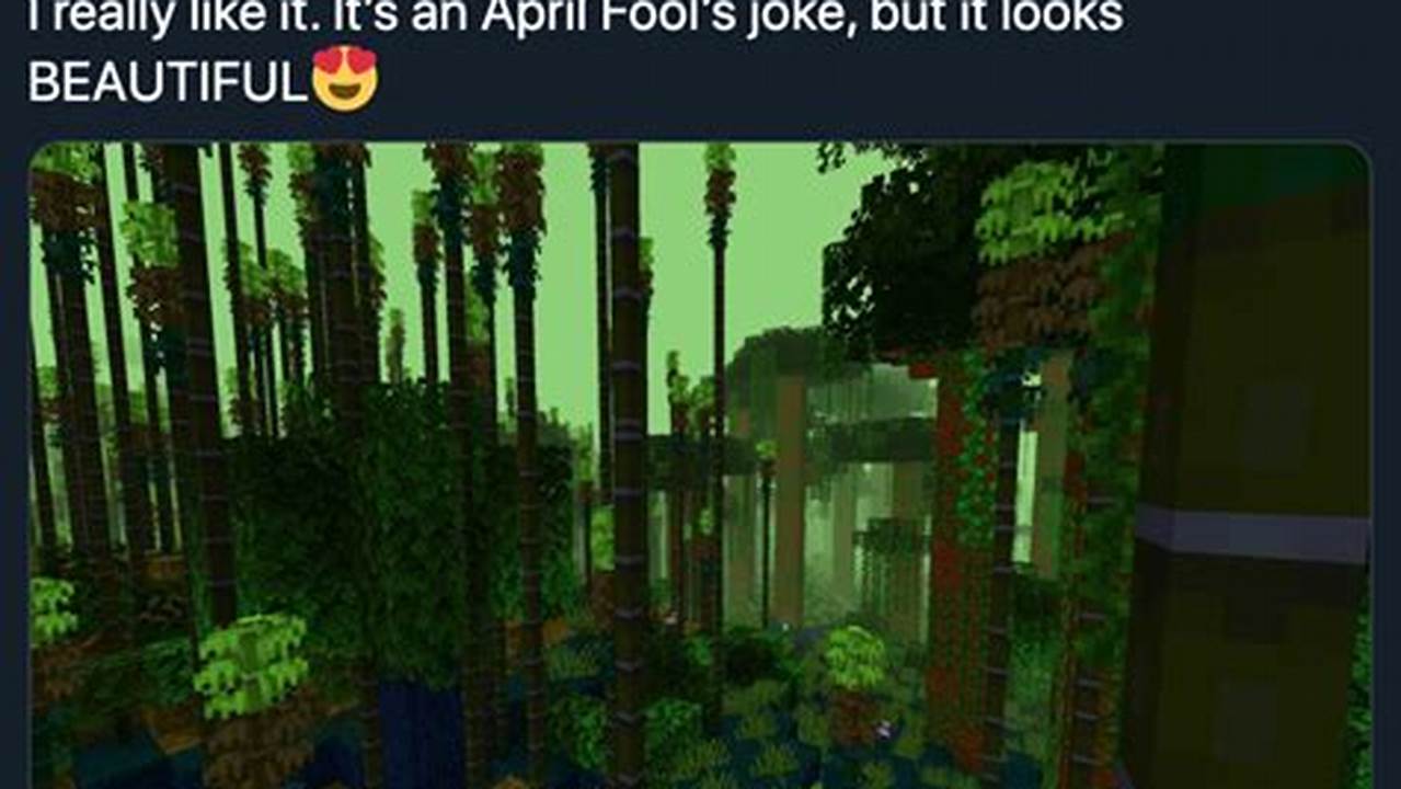2024 April Fools Update Minecraft