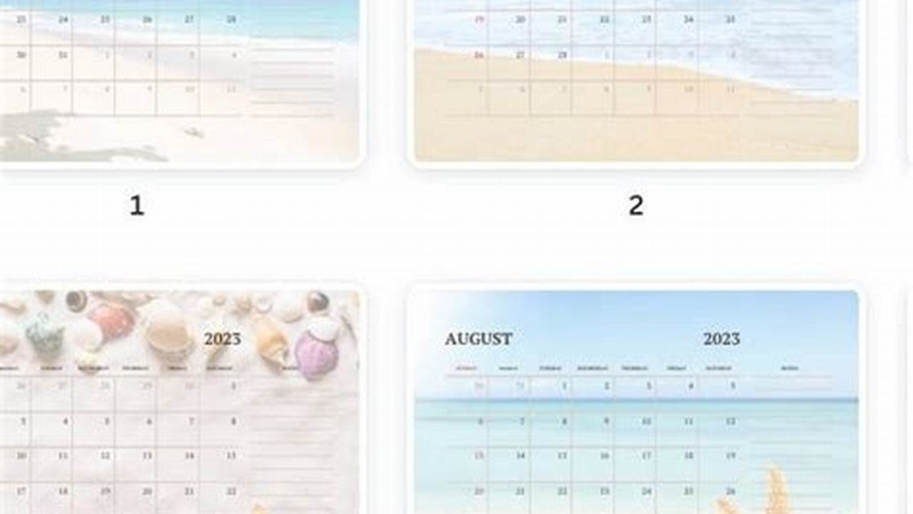 2024 Beach Calendar