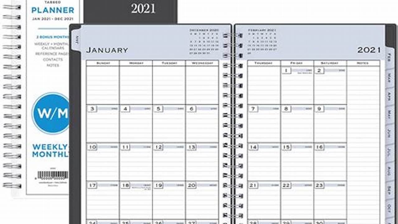 2024 Blue Sky Monthly Planning Calendar