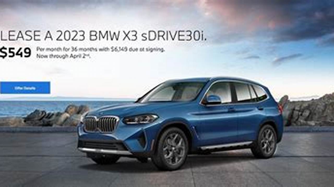 2024 Bmw X3 Lease Specials