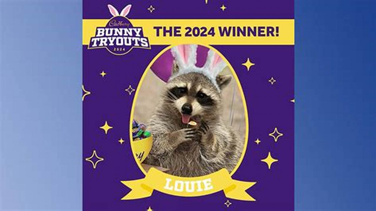 2024 Cadbury Bunny Winner