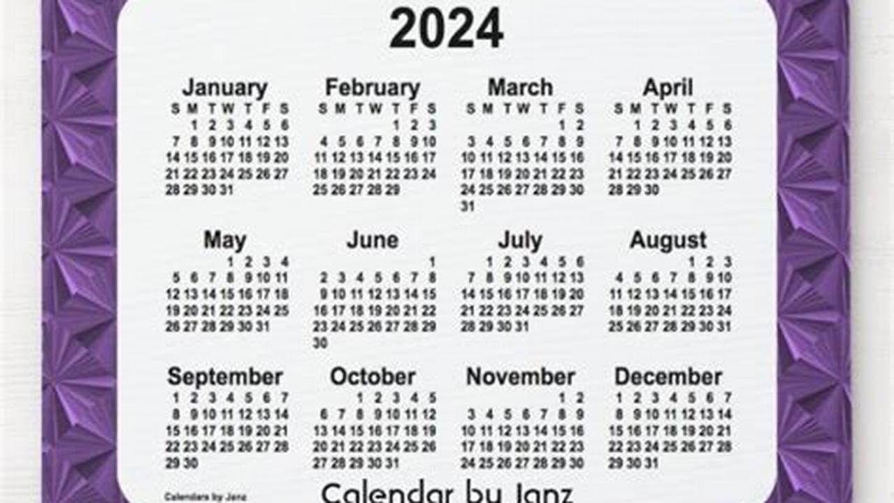 2024 Calendar Anime Colorless Diamond