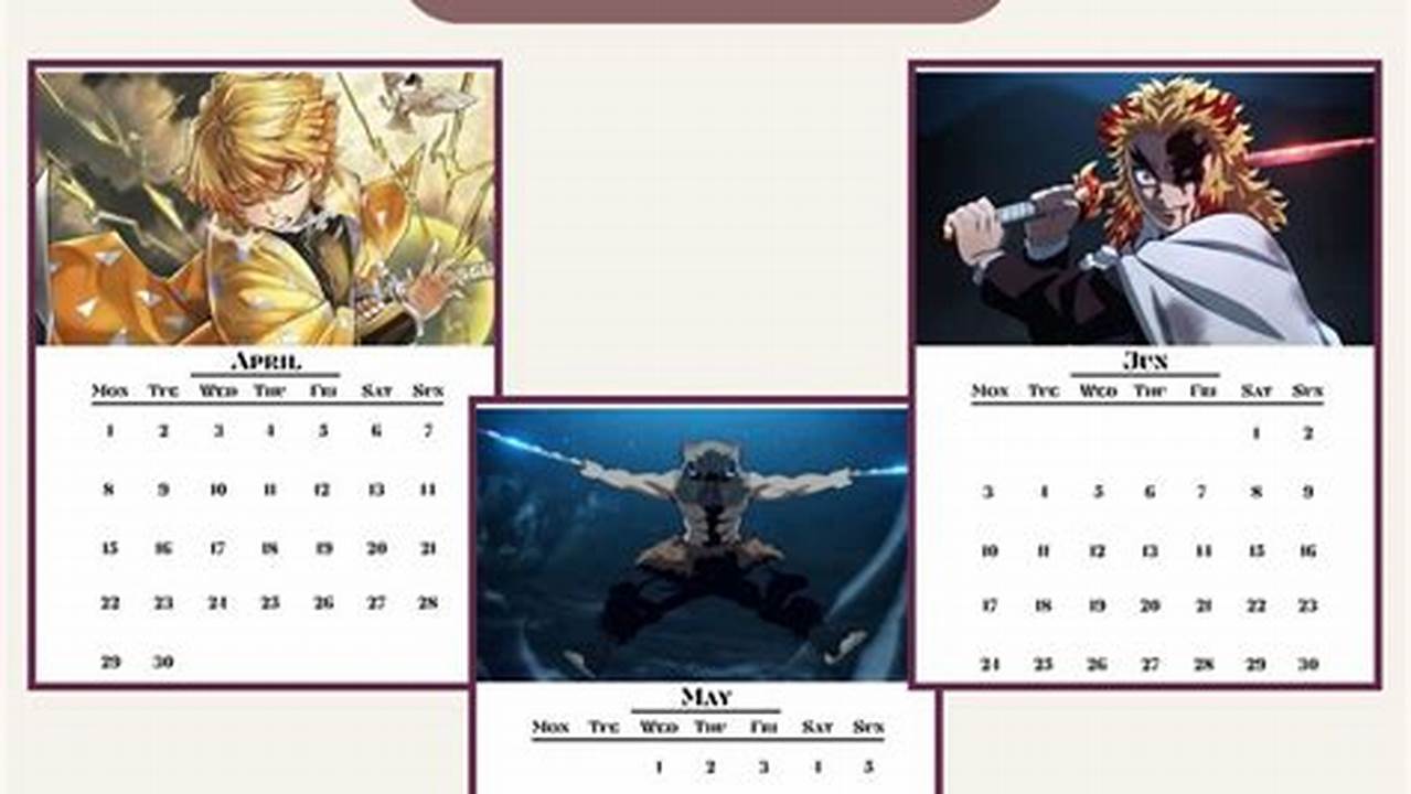 2024 Calendar Anime Free Download For Pci