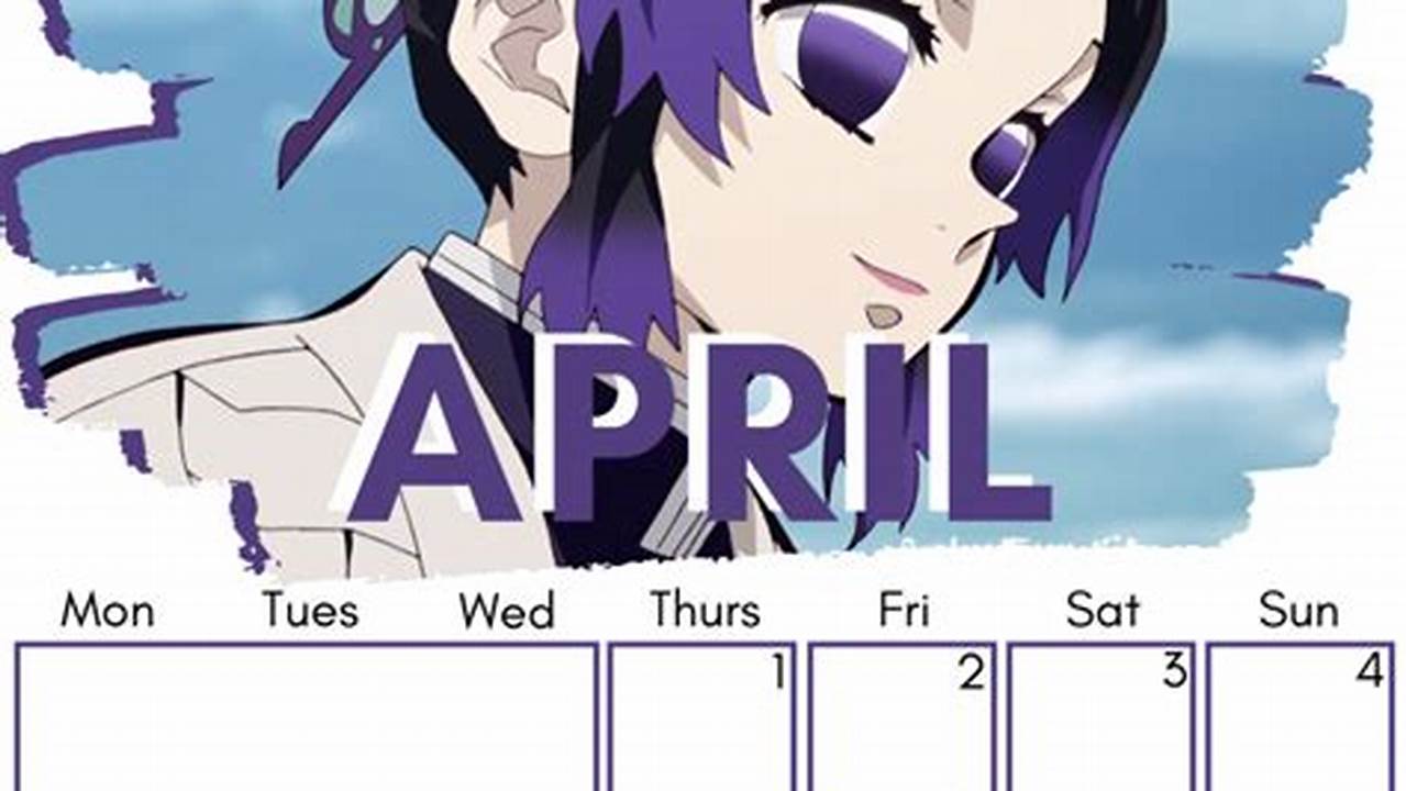 2024 Calendar Anime Free Downloadable Pdf