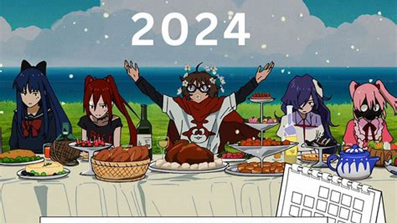 2024 Calendar Anime Online Club