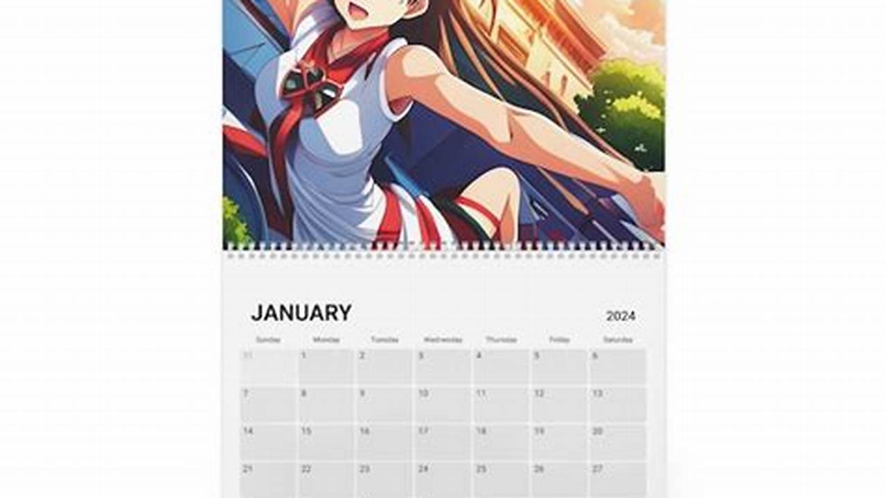 2024 Calendar Anime World India 2024