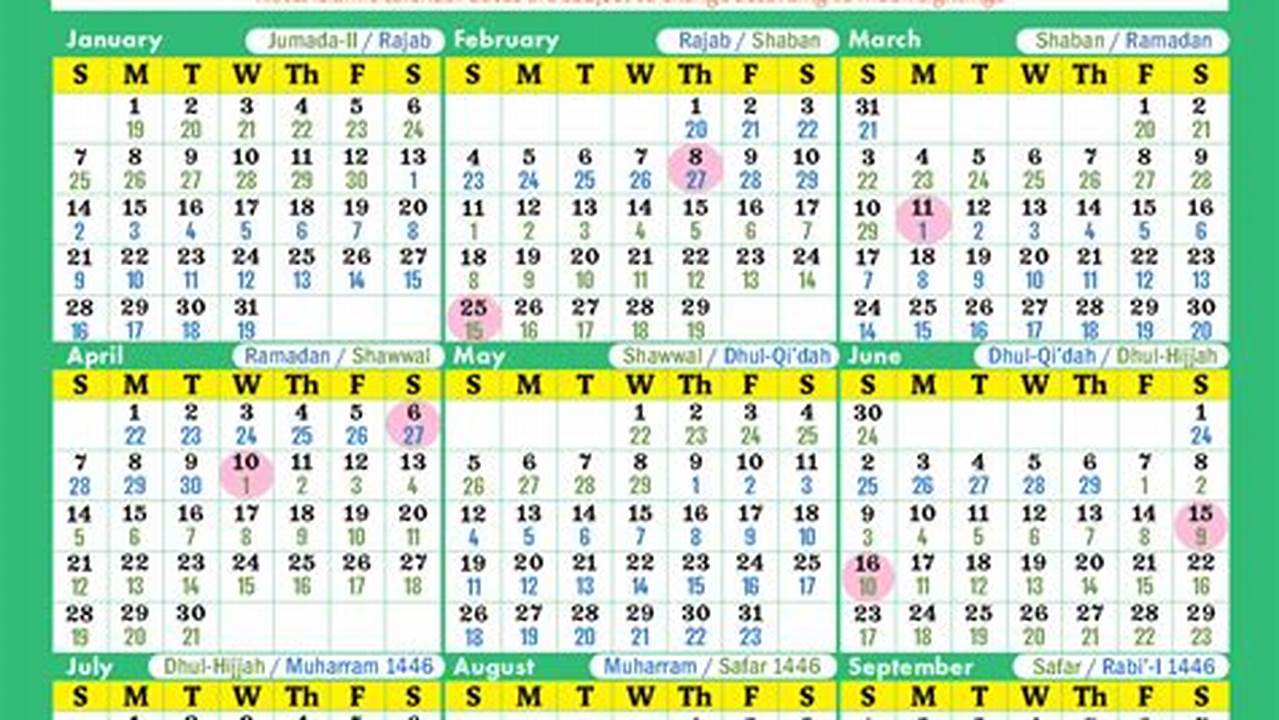 2024 Calendar Arabic Pdf Download