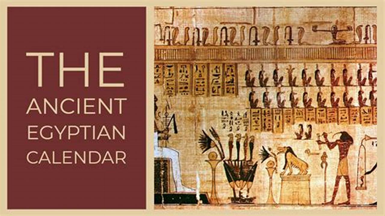 2024 Calendar Egyptian Civilization