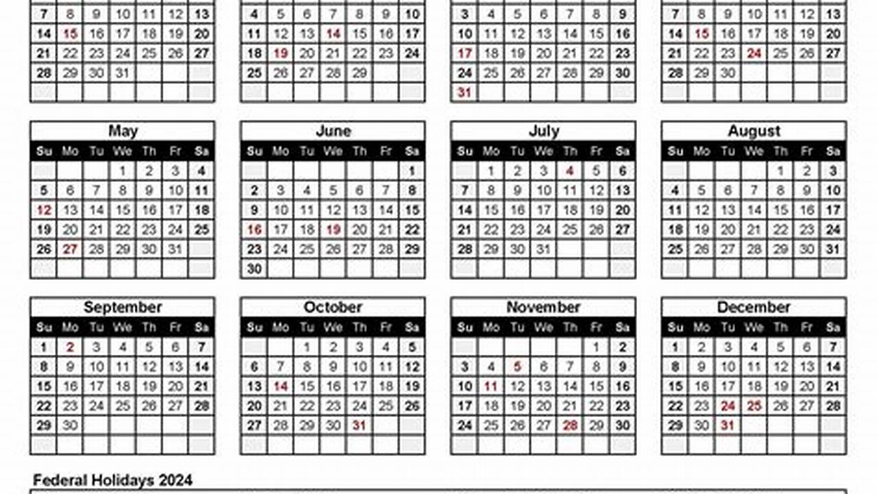 2024 Calendar Excel Templates Templates For