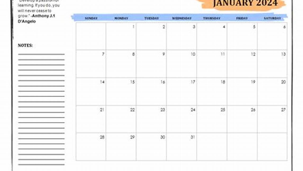 2024 Calendar For Students