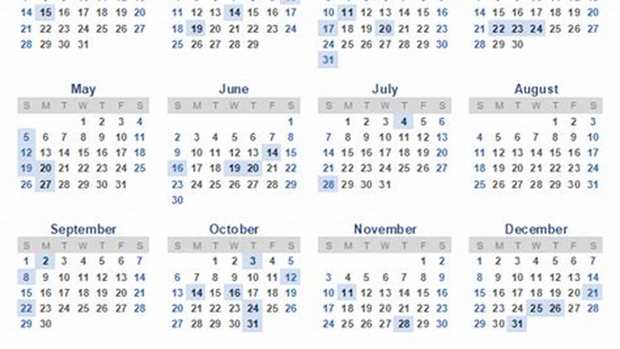 2024 Calendar Holidays And Observances In America