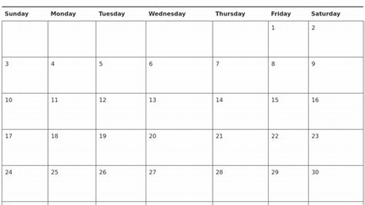 2024 Calendar March Tables