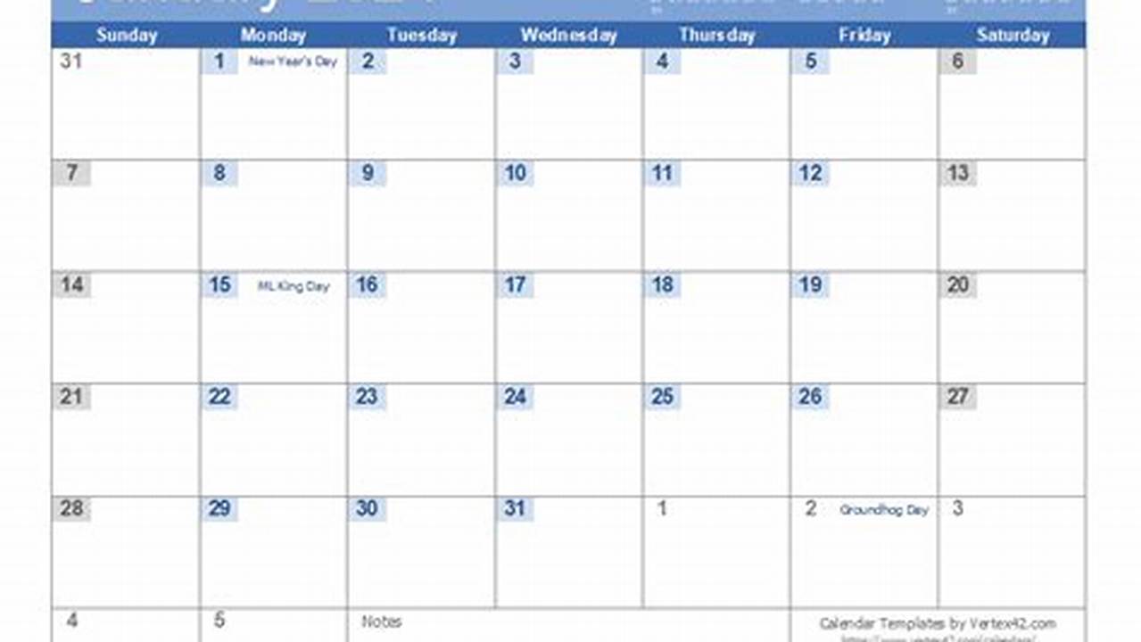 2024 Calendar Month Templates