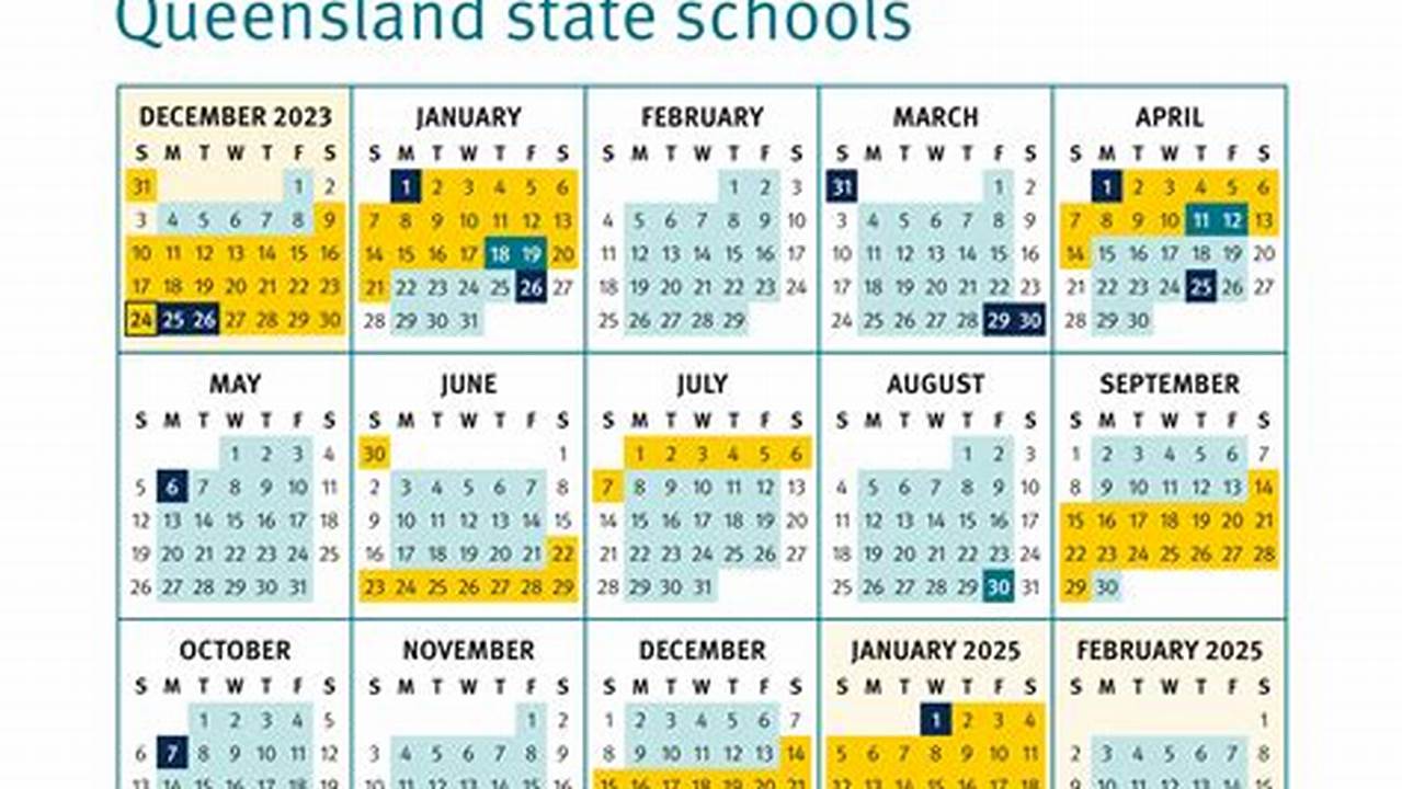 2024 Calendar Qld School Holidays 2024 Mil Lauree,., 2024