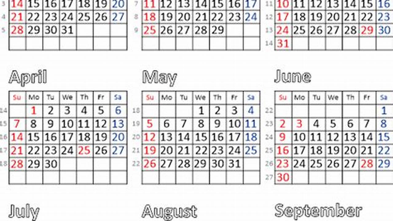 2024 Calendar Template Nz Free