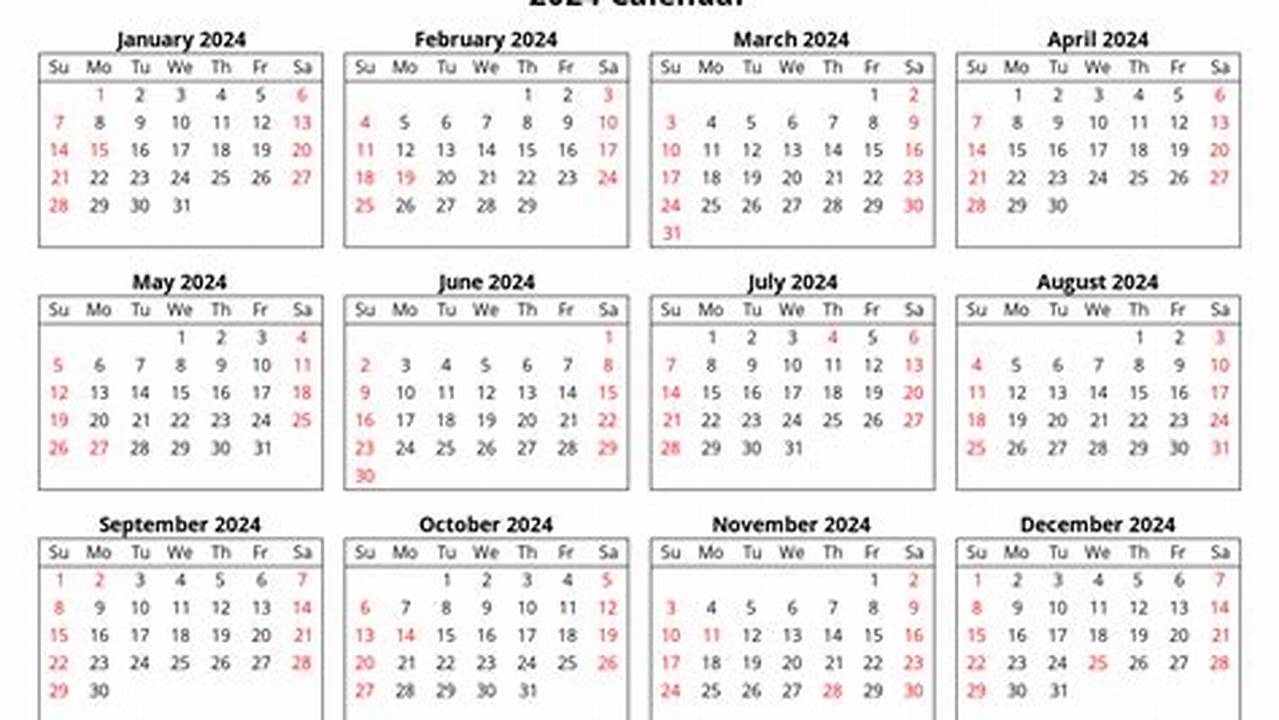 2024 Calendar Weeks With Holidays Free Pdf