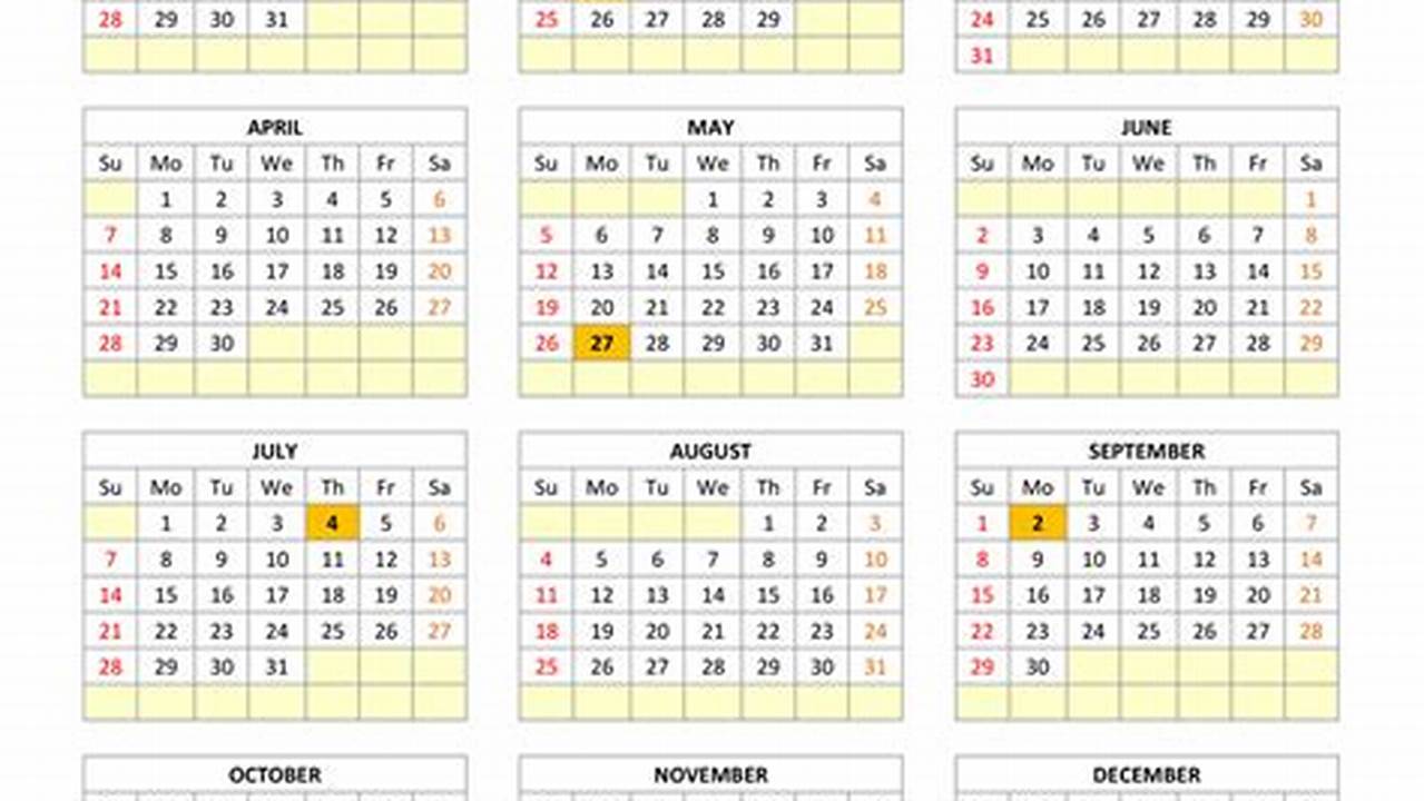 2024 Calendar With Holidays Editable 2024