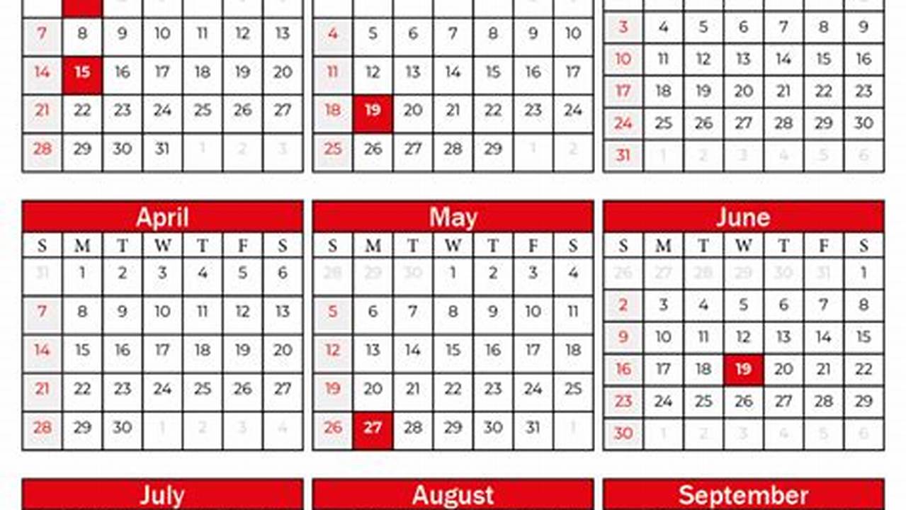 2024 Calendar With Holidays Usa Printable