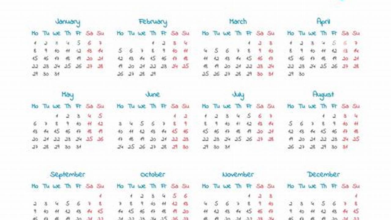 2024 Calendar With Week Numbers Starting Monday Bluestacks 5