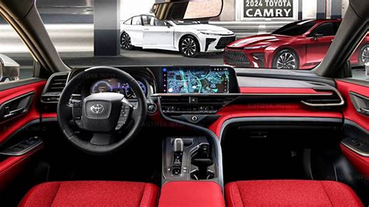 2024 Camry With Red Interior