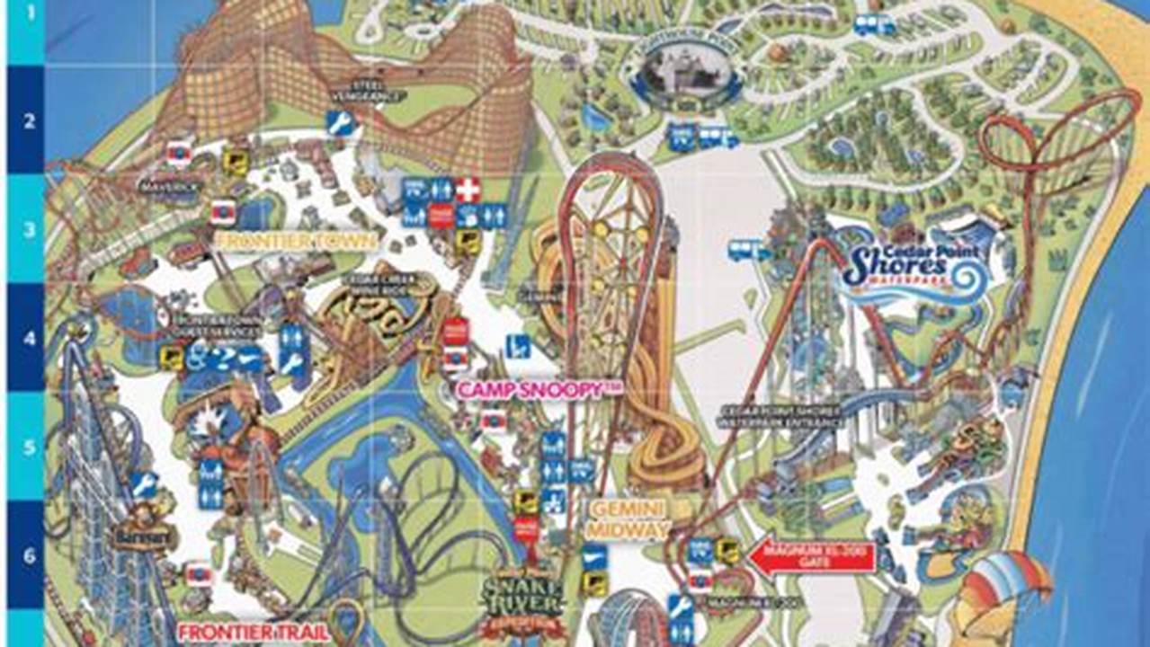 2024 Cedar Point Map