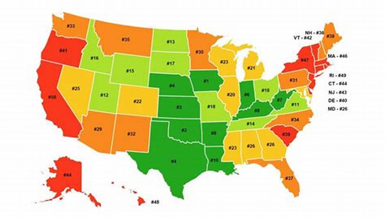 2024 Cheapest States To Live In