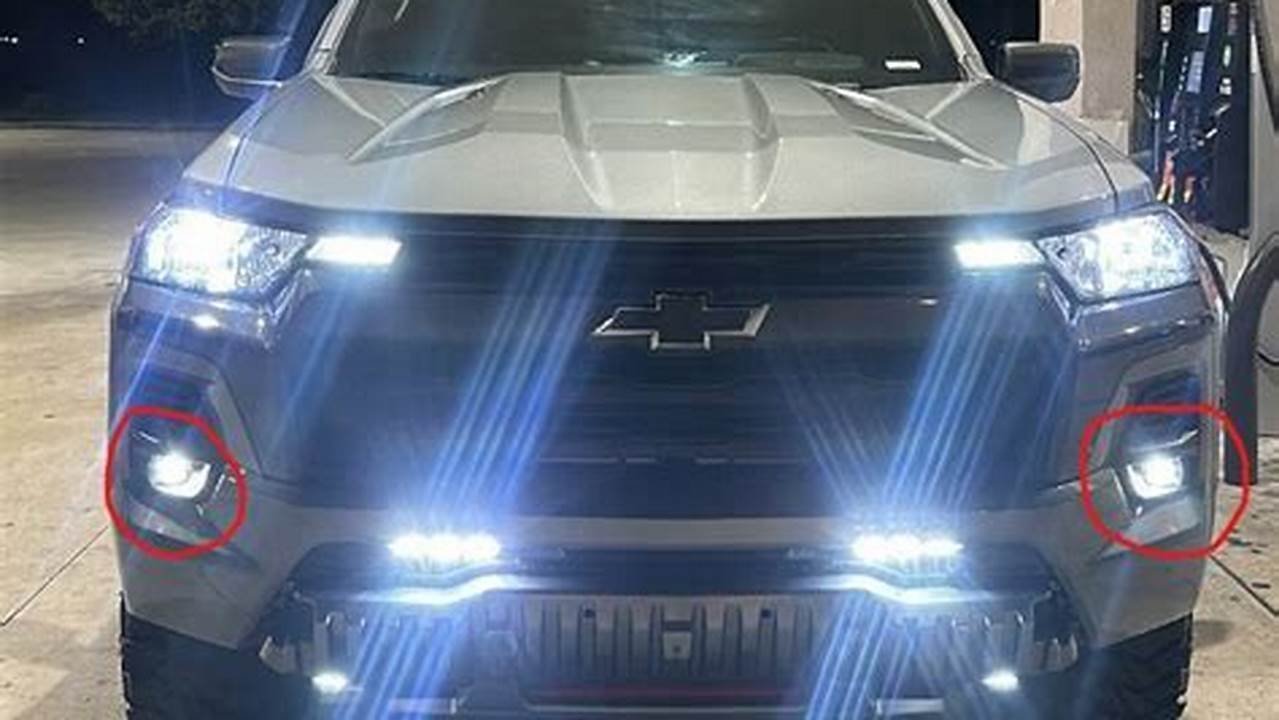 2024 Chevy Colorado Fog Lights