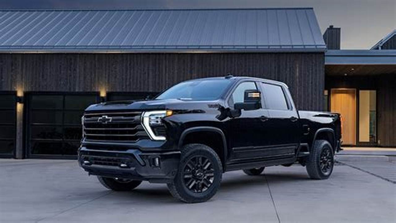 2024 Chevy Silverado Hd High Country Gets Midnight Edition, Of Torque, It’s Ready To Take On Almost Any Task That Comes Its Way., 2024