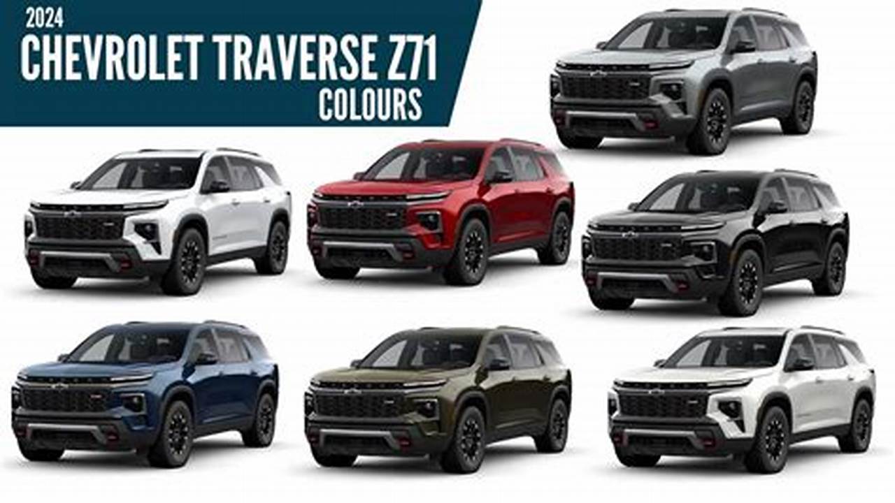 2024 Chevy Traverse Colors