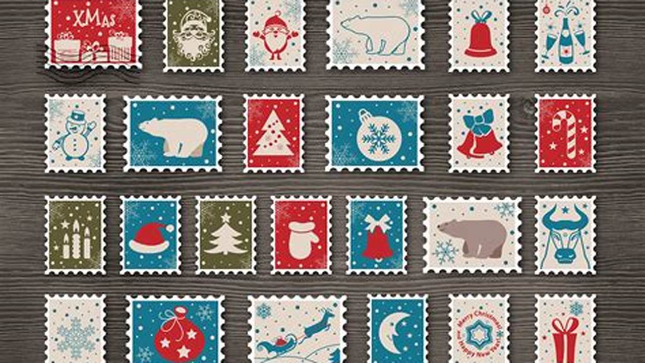 2024 Christmas Postage Stamps