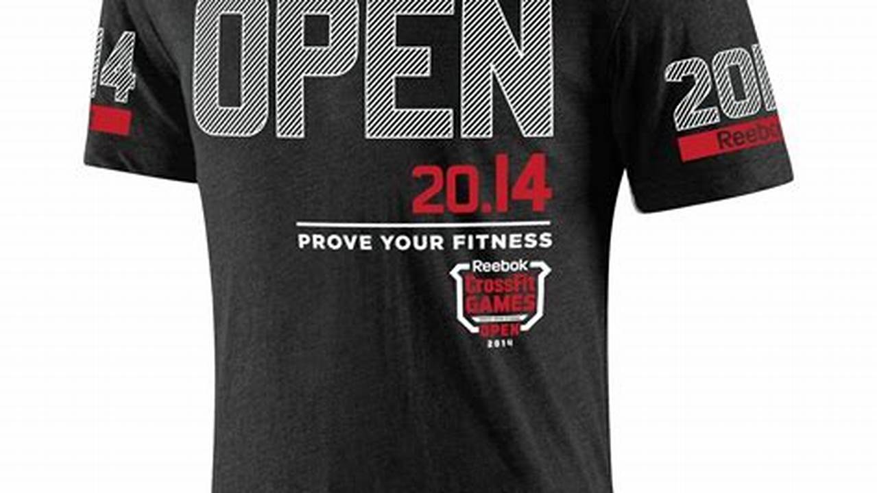 2024 Crossfit Open T Shirts