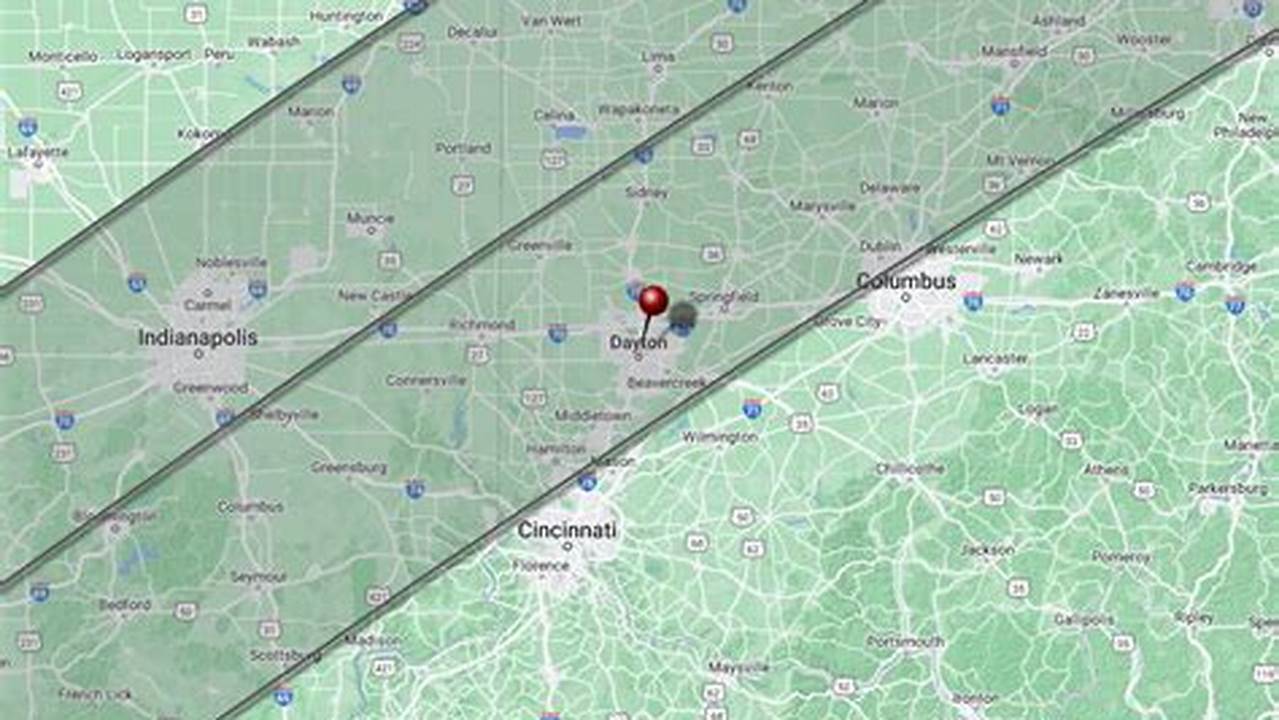2024 Eclipse In Dayton, Ohio., 2024