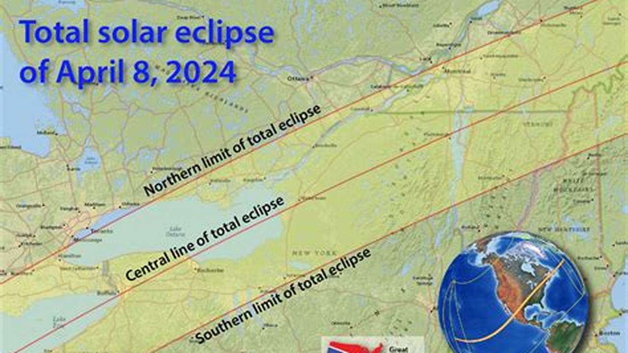 2024 Eclipse Path New York